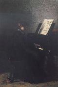 Thomas Eakins Elizabeth at the Piano France oil painting artist